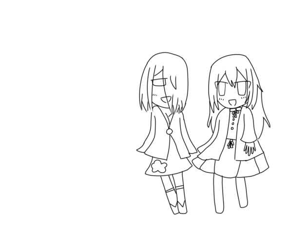 喰柱と夢柱   線画