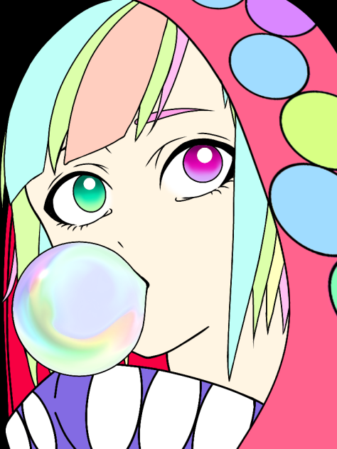 フード少女 2 色