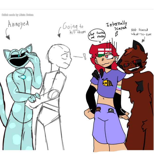 collab with 3 other ppl