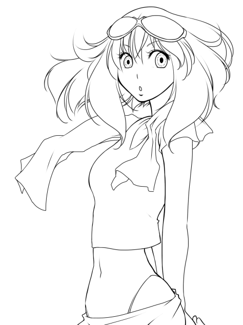 たぶんグミさん！線画
