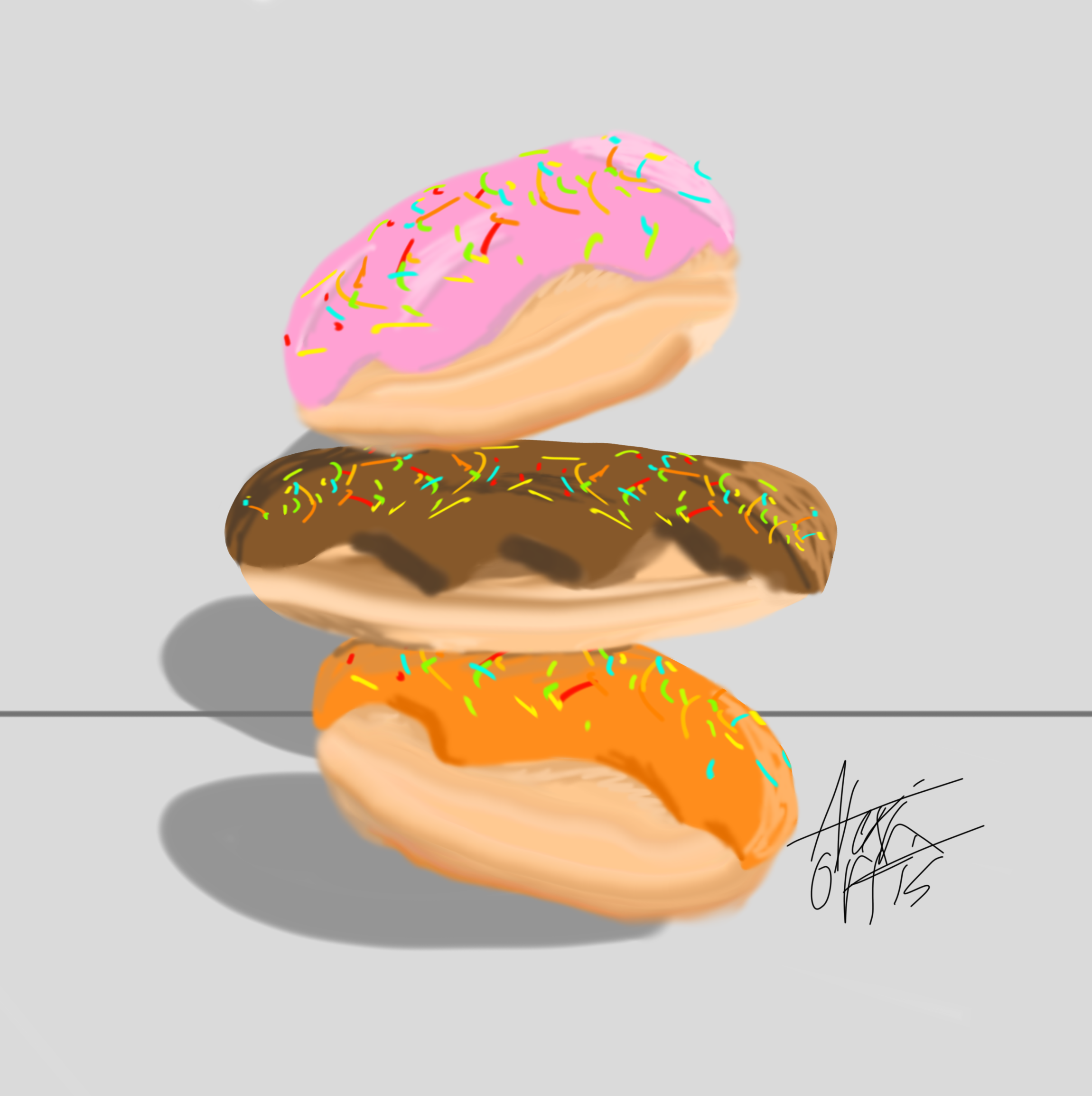 Yum yum 🍩 - ibisPaint