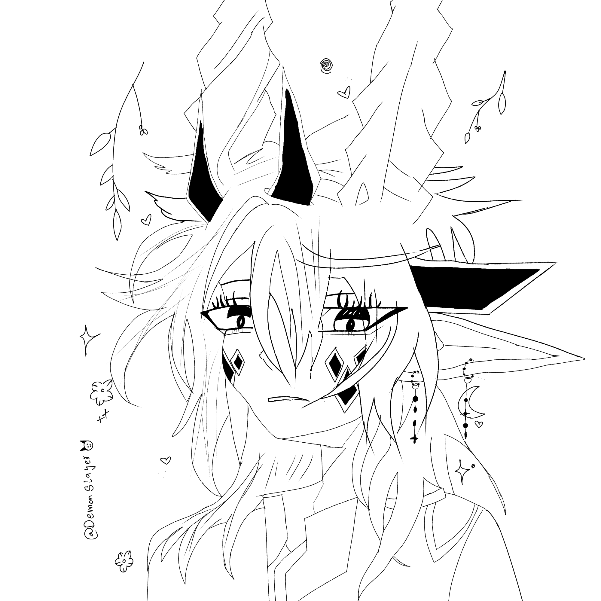 lineart collab!! - ibisPaint