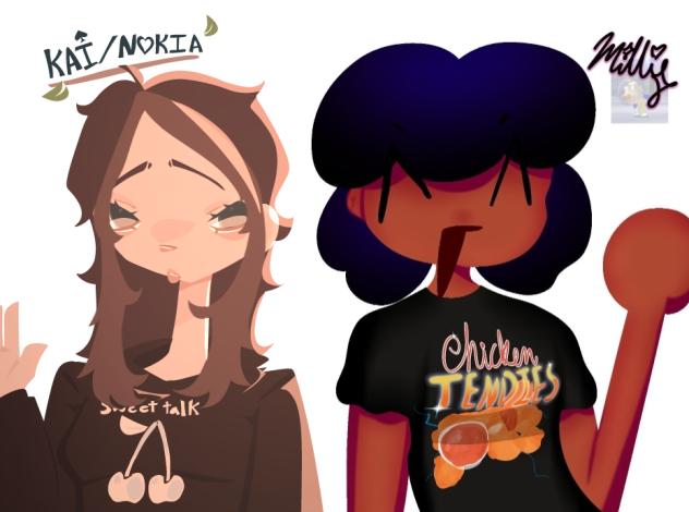hhehehehe collab wif milli ♡♡