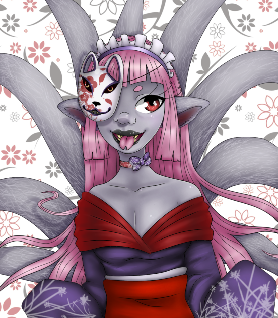 Lula the dark kitsune