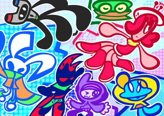 7 little guys (Artfight attack)