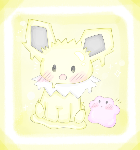 サンダース？とメタモン✨