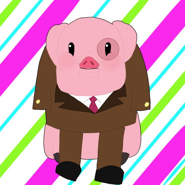 WADDLESSSS (in a suit)