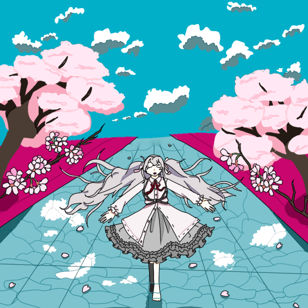 桜とニーゴミク