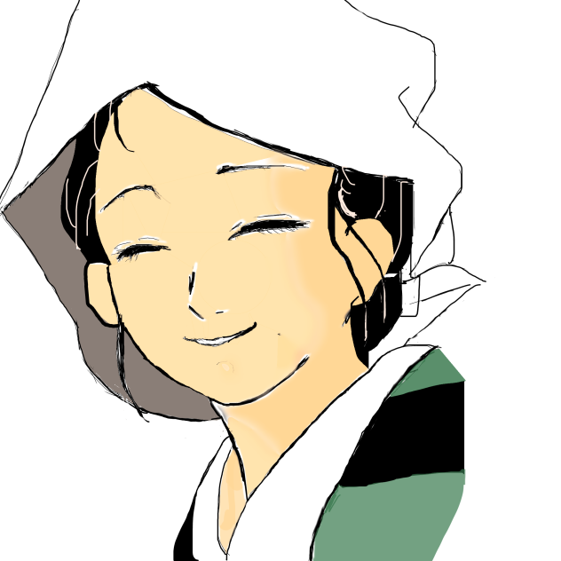 【鬼滅】炭治郎・禰󠄀豆子のお母さん【模写】