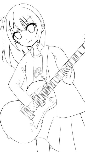 ロックの日　線画