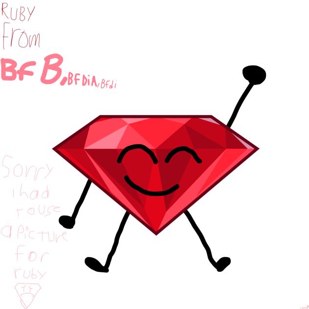 Ruby from bfb,bfdia and bfdi