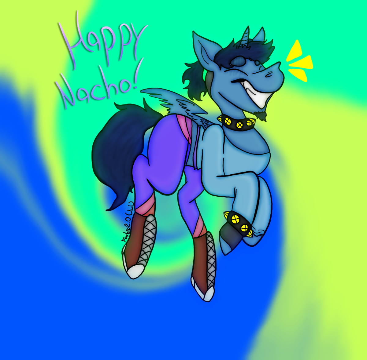 Nathan Nacho as a cute pony! - ibisPaint