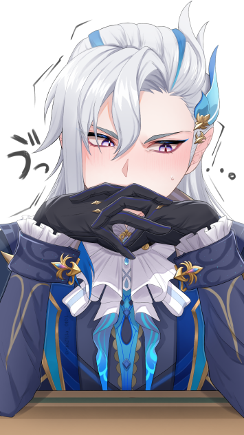 照れ顔　ヌヴィレット