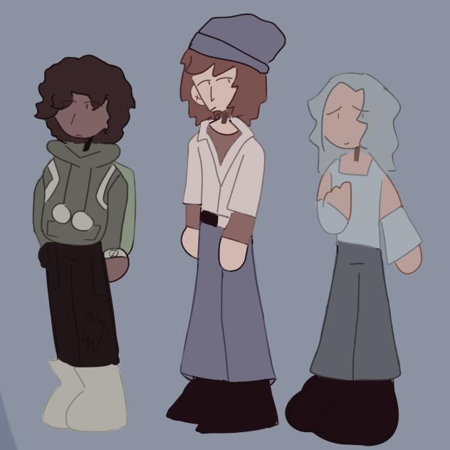 hfjone trio as humans