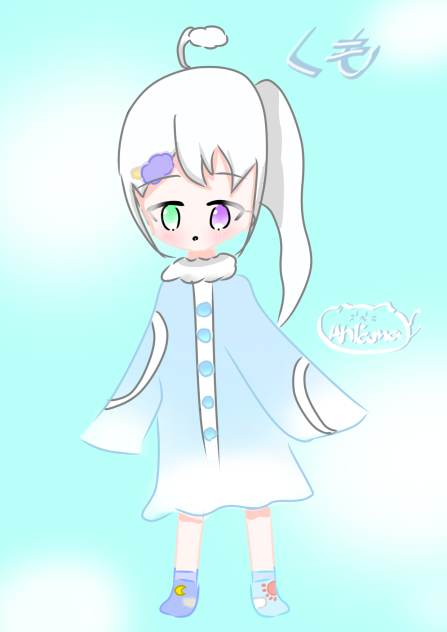 雲の擬人化！