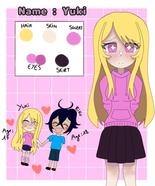 Yuki reference sheet - ibisPaint