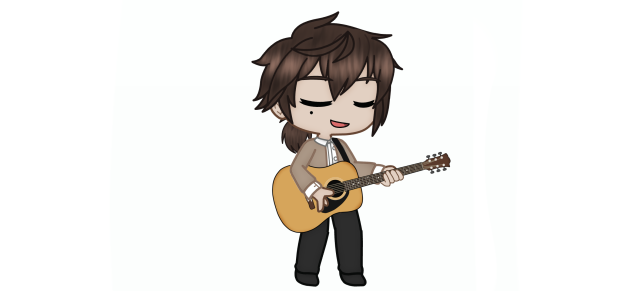 Portugal playing acoustic guitar