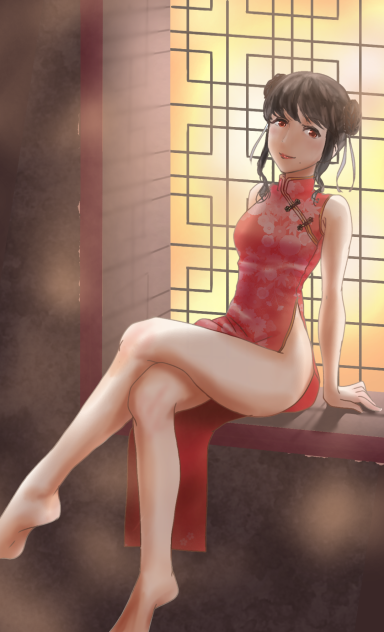 チャイナ服 修正