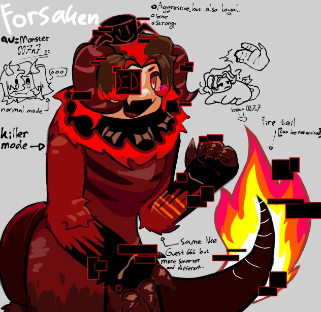one of my AU concept (forsaken)