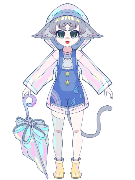 無題605☔🌈🐈️キャラデザ