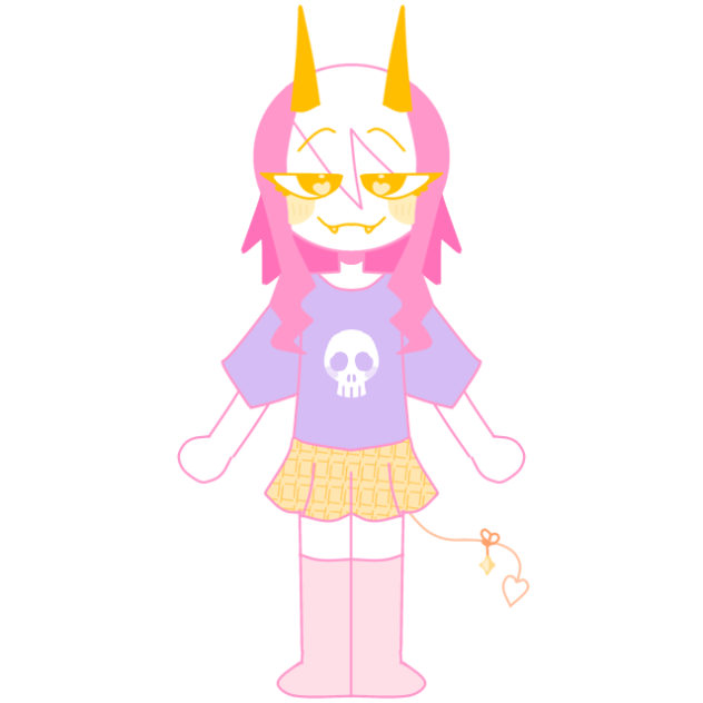 Silly handsanitizer eating demon