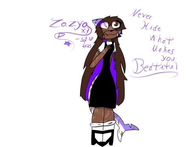 Zayza as a little kid!