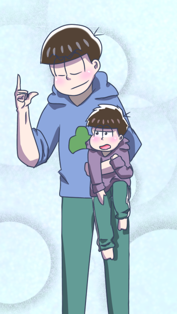 カラ松と小さい一松