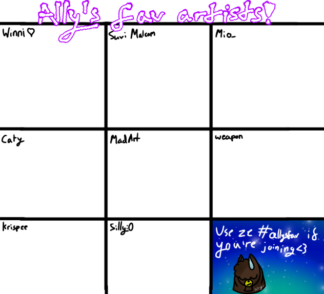Fav Artists! ^3^