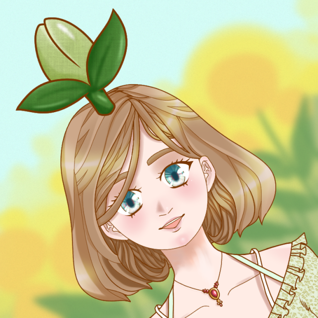 Green Sprout Girl ibisPaint