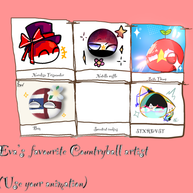 fav artists countryball collab lol