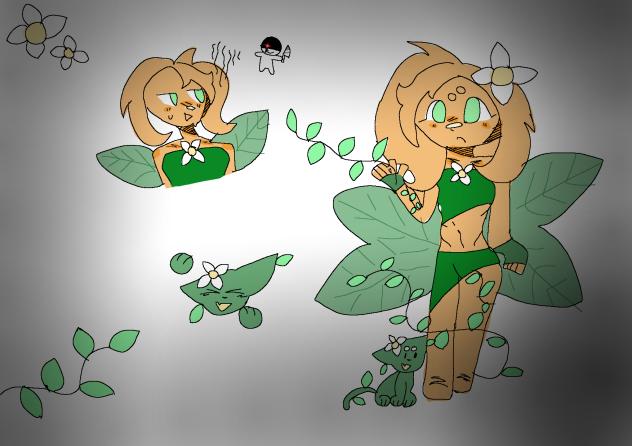 green fairy girl