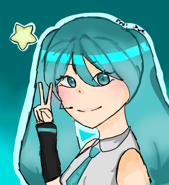 miku!! 💙💙 (๑•ᴗ•๑)♡