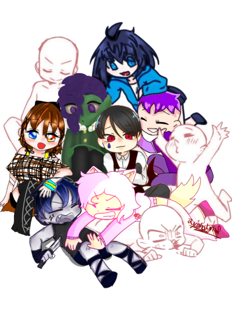 Chibi pile collab