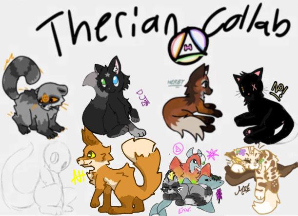 Therian Collab! (+ other kin)