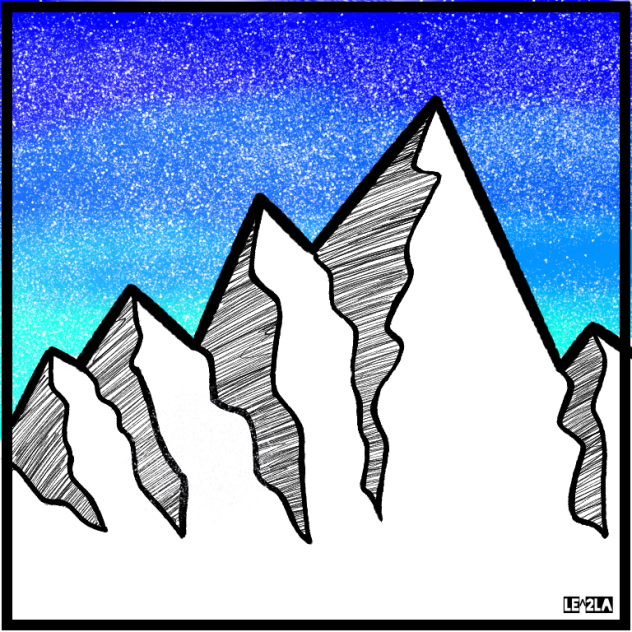 mountains ibisPaint