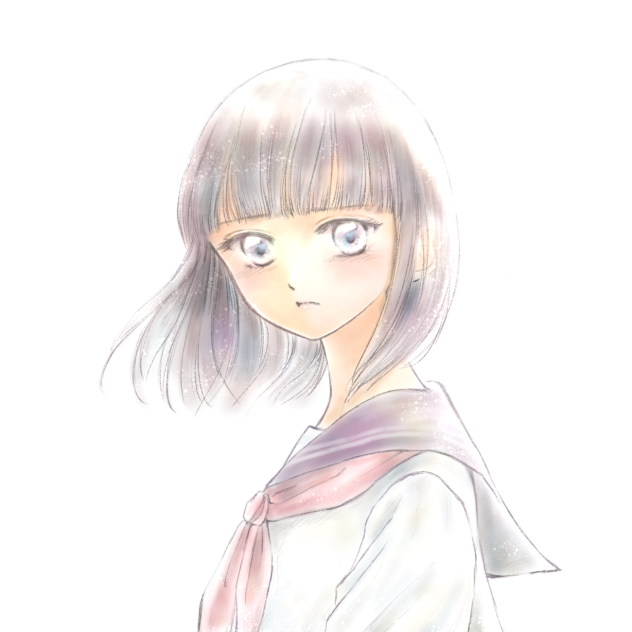 反抗期ふてくされ系女子高生。