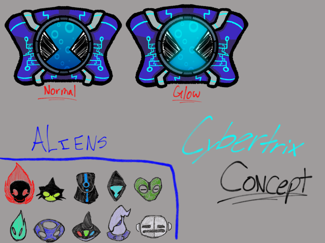 My own Omnitrix “Cybertrix”