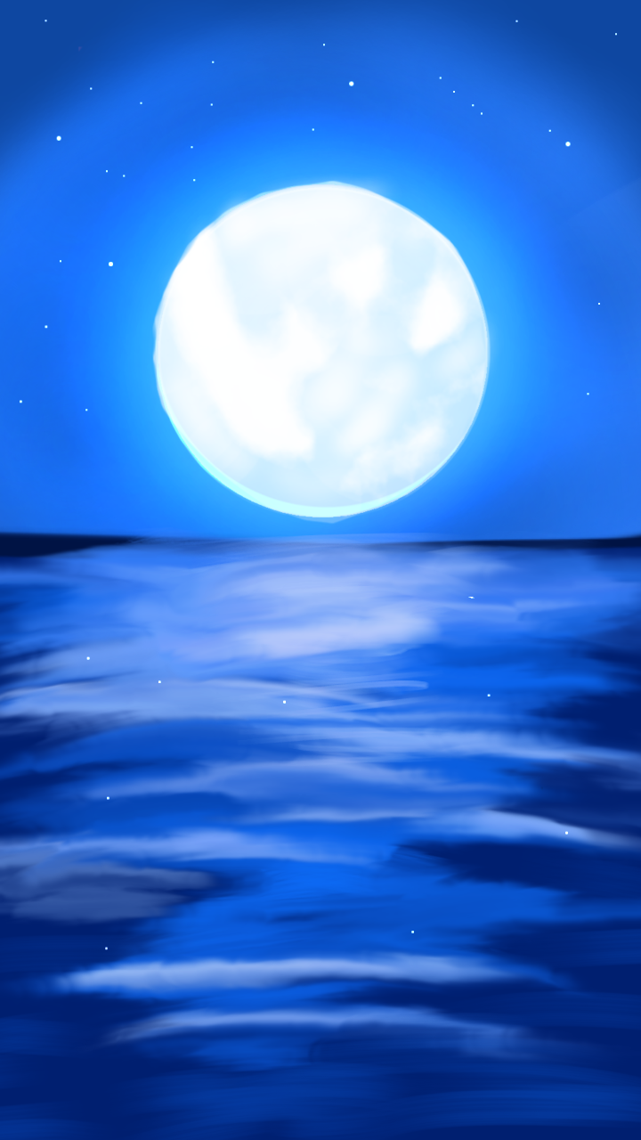夜の海 - ibisPaint
