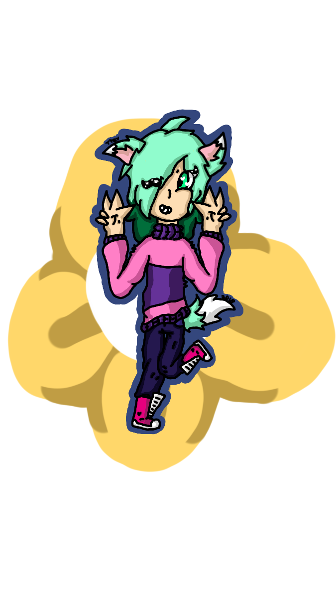 Mint y (Friend's UT OC) - ibisPaint