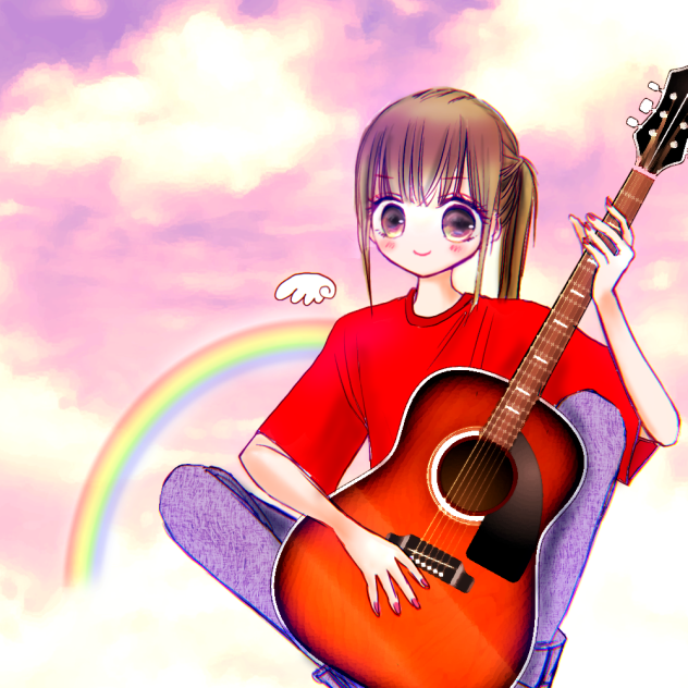 ギター少女 ibisPaint
