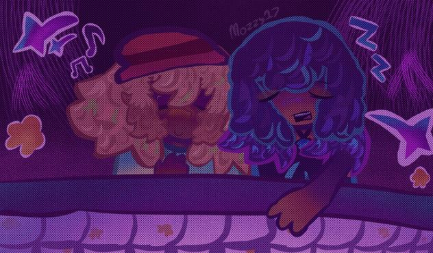 Lovebirds wakey wakey