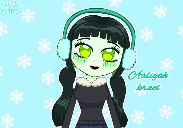 hangy no yokie my oc Aalliyah kraci snow