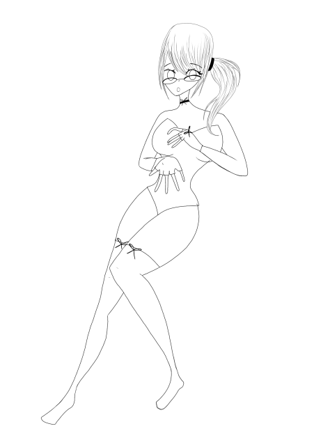 💚line art🖤