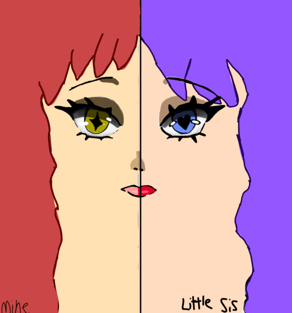 mine-vs-my-little-sister-ibispaint