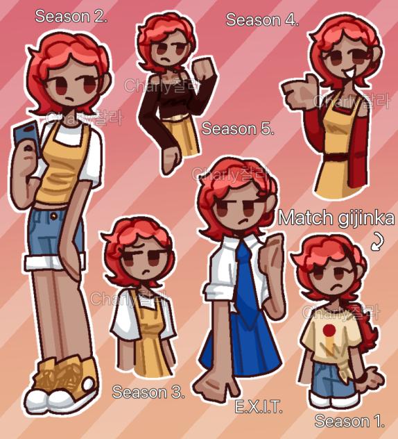 Match gijinka in all seasons