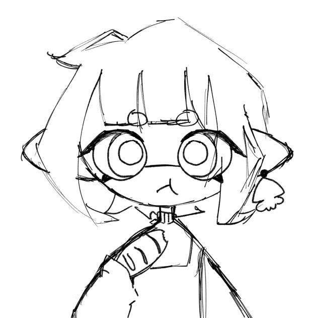 下描き