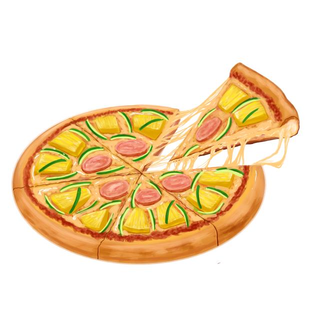 Pizza (Cheese Pull)