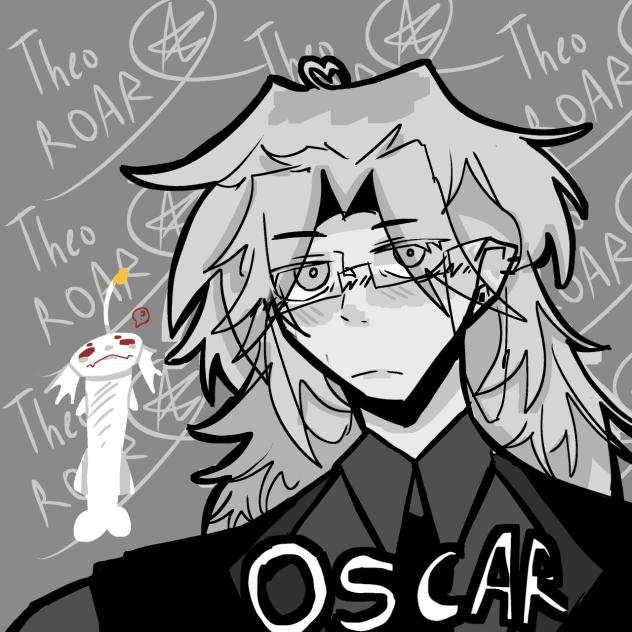 Oscar when he was human