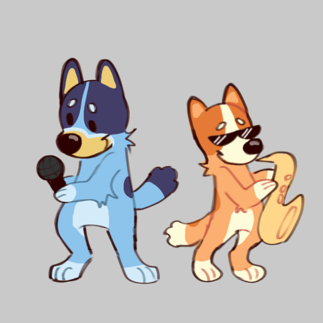 BLUEY AND BINGO!