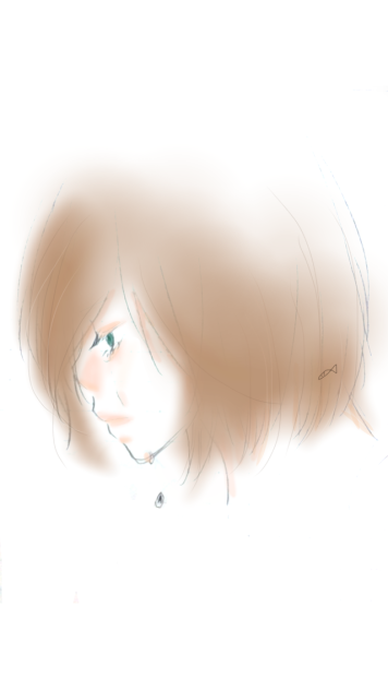 泣く女子 Ibispaint